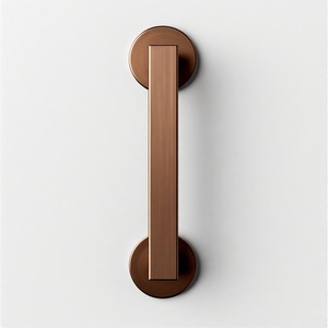 MajesticAura Agarre de Puerta de Hierro Regalia Luxe Manija de puerta de latón Elegancia hecha a mano para interiores Premium - Product Image 5