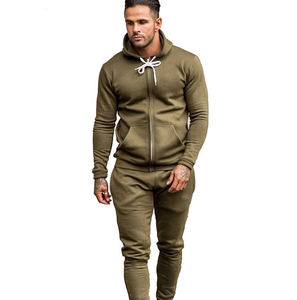 El último chándal hecho a medida para hombre, traje de jogging de lana de patrón sólido ecológico para invierno para actividades al aire libre - Product Image 2