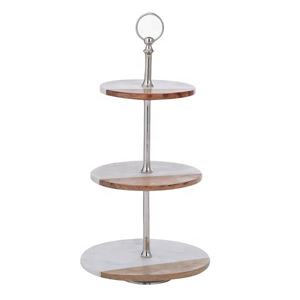Produit de qualité supérieure, Design Unique, support à gâteau en marbre et en métal de meilleure qualité pour mariage et décoration intérieure - Product Image 1
