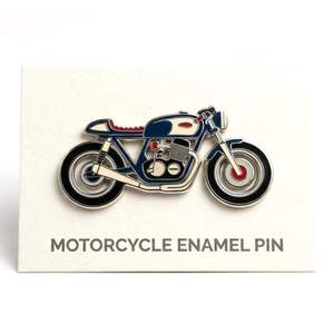 Insignia de Motocicleta Personalizada 2D 3D de Alta Calidad, Recuerdo de Club de Ciclismo, Placa de Latón Tradicional Plateada, Pin Esmaltado con Serigrafía - Product Image 2