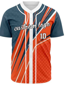 Venta al por mayor en blanco camisa de béisbol de los hombres de diseño personalizado de impresión Jersey de béisbol ropa deportiva de sublimación Jersey de béisbol - Product Image 5