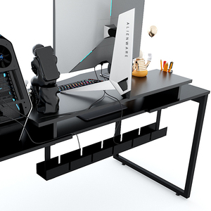 HBSL003 Minimalist Style Plywood <b>Desk</b> 120x50cm Dual Motor Sit Stand Office Furniture Melamine Wood <b>Computer</b> Table - Product Image 6