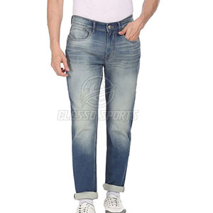 High Quality Casual Wear Men Jeans Pants Solid Color Top Selling Men Jeans Pants For Adult - Product Image 4