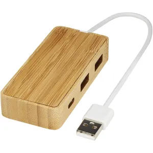 Tapas Bamboo USB Hub, Gadgets Promocionales Ecológicos - Product Image 1