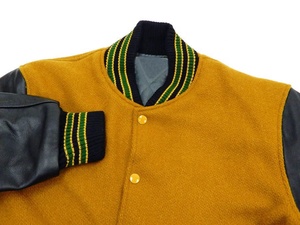 Veste universitaire en laine de haute qualité pour hommes, manches en cuir brodé en chenille, veste universitaire Letterman de baseball personnalisée - Product Image 5