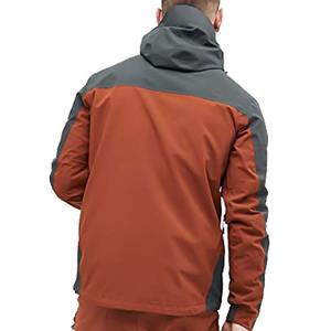 Chaqueta de invierno de lona impermeable para hombre, con cuello levantado y bolsillo frontal para actividades al aire libre, senderismo, ciclismo, cremallera bordada - Product Image 4