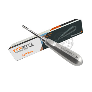 เครื่องมือถอนรากฟันแบบ Luxating Tip รุ่น SELDIN 34-S mm5 ผลิตจากเหล็กกล้าไร้สนิม AISI 420 เยอรมัน - Product Image 1