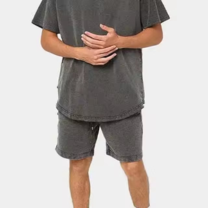 Pantalones cortos unisex de verano para hombre, pantalones cortos transpirables desgastados de alta calidad, cómodos, de secado rápido, diseño de lavado ácido, OEM - Product Image 3