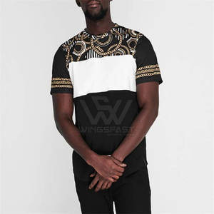 Diseña tu propio logotipo 100% algodón Loose Fit Impreso Sublimación Camiseta para hombres O Neck Street Wear Hombres Sublimación Camiseta - Product Image 2