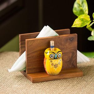 Private Branding Vintage Wooden Tissue Holder For Home Office Crafted With Antique Finish For Elegant And Functional Decor - Product Image 6