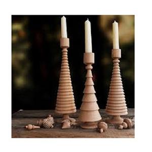 Luxury Home Wedding Decoration Centerpieces Popular Wood Candle Holder <b>Stick</b> Candle Stand Factory Low Best Price From SCI India - Product Image 5