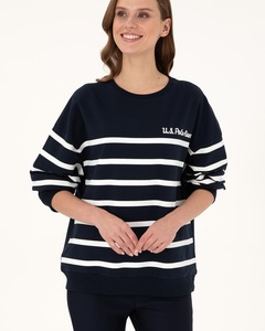 100% algodón de gran tamaño a rayas Color sólido Casual verano media manga hombro caído camiseta para hombres y mujeres - Product Image 2