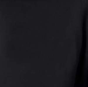 80% Cotton 20% Polyester Dropped Shoulders <b>Zip</b>-front Style Kangaroo Pockets Ribbed Hem and Cuffs <b>Black</b> <b>Hoodie</b> - Product Image 5