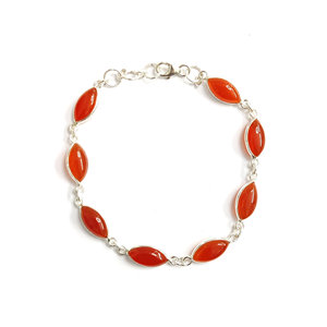 Bracelet en cristal de cornaline 6,9 grammes, bracelets élégants pour femmes - Product Image 1