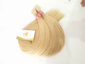 Mejor venta 100% Precio de fábrica Cabello humano crudo Cabello Remy de alta calidad Rubio #60 Envío gratis para pedidos superiores a 100kg - Product Image 5