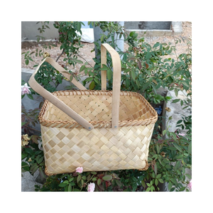 Panier de produit écologique Panier cadeau en bambou de haute qualité pour les cadeaux d'affaires et la décoration de vacances à bon prix - Product Image 5