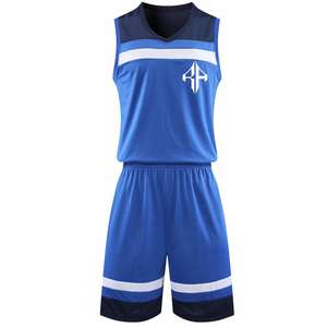 Color sólido al por mayor de los hombres de sublimación de baloncesto conjuntos de alta calidad de primera calidad 100% material de poliéster precios baratos para los hombres - Product Image 2