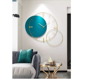Ak Brass Nordic Antique Modern Home Decorative 3d Wall Clocks Minimalist Metal - Product Image 1