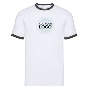 T-shirts Homme Oversize, T-shirts Ringer, T-shirts Homme Coupe Ample et Lourde, T-shirt Unisexe en Coton à Manches Courtes Décontracté - Product Image 2