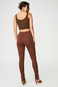 Pantalones de moda para mujer, mallas de estilo de alta calidad, diseño personalizado con cremallera frontal inferior con material suave y flexible - Product Image 5