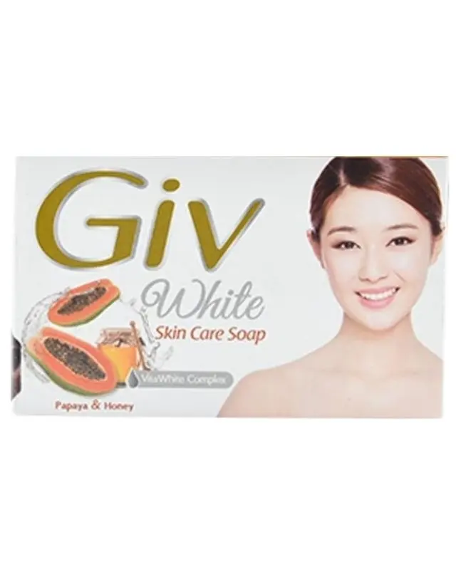 Оптовая продажа, белое мыло для ухода за кожей 76gr, папайя и мед, гигиеническое мыло для ванны, упаковка из Индонезии