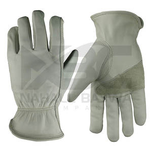 Venta caliente 100% Guantes de trabajo de cuero genuino Guantes de seguridad de alta calidad personalizables - Product Image 1