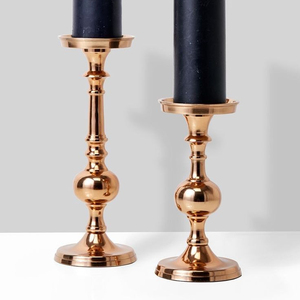 Soporte de vela de centro de mesa de boda para decoración vintage, decoración de vela hecha a mano alta de lujo, gama al por mayor, embalaje de logotipo personalizado - Product Image 1