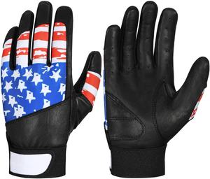 Gants de frappe en cuir pleine main personnalisés, adhérence parfaite, logo OEM, baseball, softball, Jawda International JI-BG-1535 personnalisé - Product Image 1