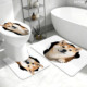 Custom Printed <b>Mat</b> <b>Bathroom</b> Rug <b>Set</b> for <b>Bathroom</b> Non-Slip Shower Curtain Bath <b>Mat</b> - Product Image 6
