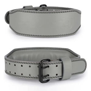 Cinturón de Levantamiento de Pesas de Cuero Genuino con Soporte Lumbar Cómodo, Ajustable con Palanca, 10 cm con Hebilla de Acero, Superventas - Product Image 1