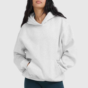 Sudadera Casual con Capucha para Mujer, Nueva Colección 2025, Tejida, 100% Algodón Ecológico, Manga Larga, Corte Holgado, con Bolsillo Estampado, Otoño - Product Image 3