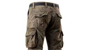 Pantalones casuales para hombre al por mayor y hechos a medida, 100% algodón transpirable, de tiro medio, con cremallera, lavados, diseño acampanado - Product Image 4