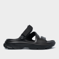Sandales décontractées unisexes FX Fashion imperméables noires en EVA moulé avec bout ouvert et bride arrière