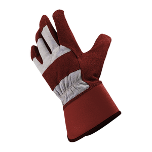ถุงมือหนังวัวแบบแยกชิ้นของแคนาดาพร้อมซับในผ้าฝ้ายการป้องกันทางอุตสาหกรรมเพื่อความปลอดภัยอย่างหนักสำหรับคนงานและชาวสวน - Product Image 5
