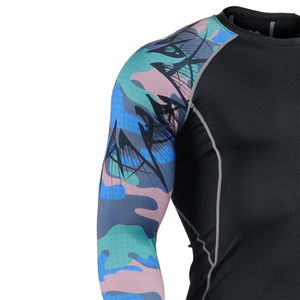Superventas Dry Rash Guard Sublimación Impreso Compresión cómoda Fitness Manga larga Rash Guard - Product Image 5