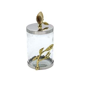 Clear Glass Mason <b>Jar</b> With Designer Golden Knob Custom Shape Decorative Glass <b>Jar</b> Home Dinner Table <b>Storage</b> Glass <b>Jar</b> - Product Image 1