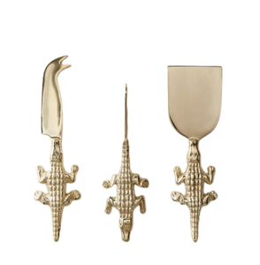 Couteau à fromage en acier inoxydable à manche métallique fini argenté Outil de cuisine à domicile Hacher le fromage en métal - Product Image 4