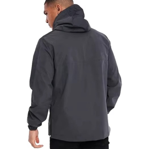 Chaqueta cortavientos de nailon para hombre, diseño personalizado de invierno para exteriores, chaqueta impermeable cortavientos de nailon para hombre - Product Image 5