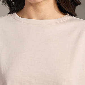 เสื้อยืดเอวลอยระบายอากาศได้ดีสำหรับผู้หญิงเสื้อพิมพ์ลายใหม่เสื้อครอประบายอากาศได้ดีเสื้อยืดสำหรับสตรีทแวร์ลำลอง - Product Image 6