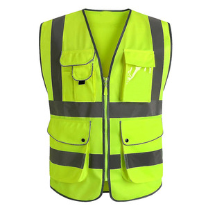 Gilet de sécurité personnalisé de haute qualité pour hommes, gilet de sécurité réfléchissant haute visibilité, vêtements de travail de construction, gilet de sécurité - Product Image 3