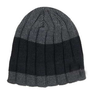 Gorro de punto acanalado de acrílico con logo de diamantes de imitación, gorro de invierno negro jacquard, gorro de esquí, gorro de pescador liso al por mayor, gorro de punto jacquard - Product Image 3