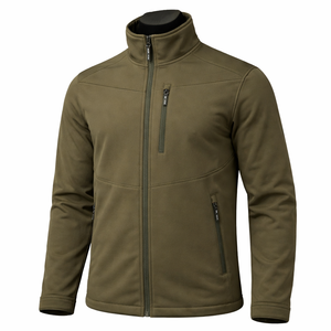 Chaqueta Cortavientos para Hombre, Fabricada por OEM, Venta al por Mayor Directa de Fábrica, Chaqueta Soft Shell de Spandex para Hombre - Product Image 1