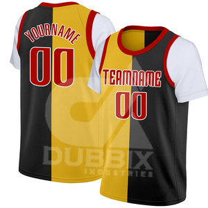Maillots de basket-ball en mesh pour adultes sur mesure en gros, 100% polyester, vêtements de sport réversibles, tailles XS à XL - Product Image 5