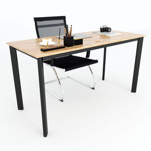 Concept HBOV003 Bureau ovale au design minimaliste 140x60cm, assemblage requis - Product Image 2