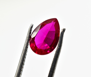 Pierres précieuses libres à facettes pour la fabrication de bijoux rubis rouge corindon rubis de laboratoire - Product Image 3