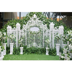 Grand Modern <b>Wedding</b> Stage Setup Luxurious <b>Wedding</b> Event Canadian Stage Big <b>Frame</b> Setup for <b>Wedding</b> Stage - Product Image 2