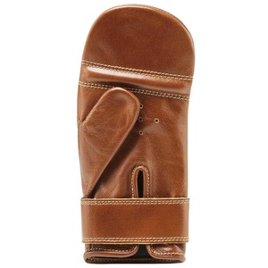 Guantes deportivos de cuero para kick boxing de 16 oz con cordones para artes marciales y Equipo de Boxeo - Product Image 3