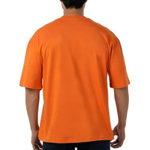 Oversize Wholesale Plus Size Summer Wear Comfortable <b>T</b>-<b>Shirt</b> Solid Color <b>Longline</b> Baggy Down Shoulder Lightweight Fabric - Product Image 3