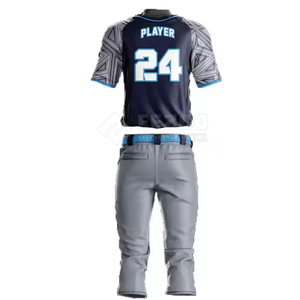 Diseño diferente Mejor precio Uniforme de béisbol para jóvenes Nueva llegada 2025 Uniforme de béisbol personalizado - Product Image 6