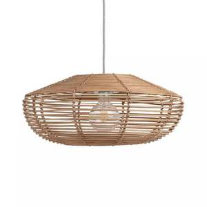 \Rattan Bamboo Lampshade With Natural Weave Pattern Unique and Elegant Light Cover for Floor and Table <b>Lamps</b> - Product Image 6